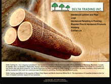 Tablet Screenshot of deltatradinghardwoods.com